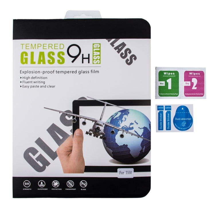 For Galaxy Tab A 9.7 / T550 / T555 0.4mm 9H+ Surface Hardness 2.5D Explosion-proof Tempered Glass Film, For Galaxy Tab A 9.7 / T550（1 PC）
