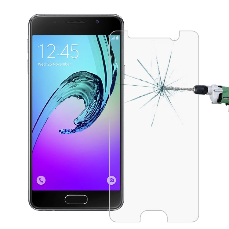 For Galaxy A3(2016) / A310 0.26mm 9H Surface Hardness 2.5D Explosion-proof Tempered Glass Screen Film, 1pcs