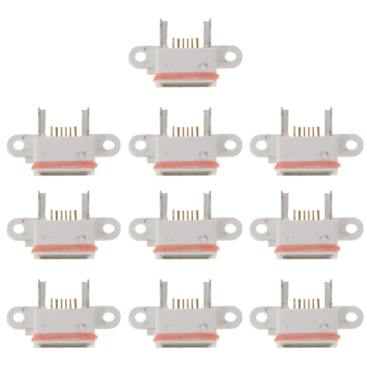 10 PCS Charging Port Dock Connector  for Xiaomi Mi 4, For Xiaomi Mi 4, For Xiaomi Mi 4(White)