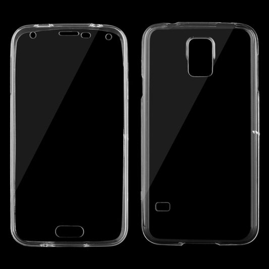 For Galaxy S5 / G900 0.75mm Double-sided Ultra-thin Transparent TPU Protective Case