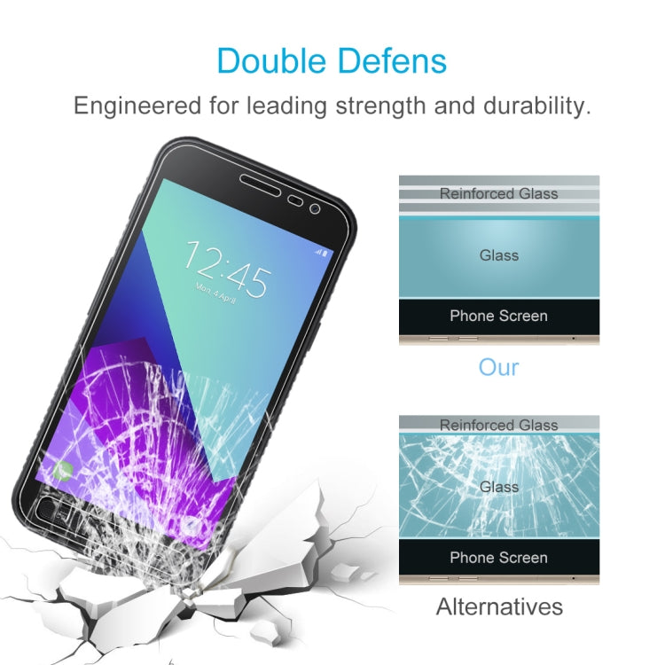 For Galaxy Xcover 4 / G390F / Xcover 4s 0.26mm 9H Surface Hardness Explosion-proof Non-full Screen Tempered Glass Screen Film, For Galaxy Xcover 4 / G390F /  Xcover 4s(1 PC)