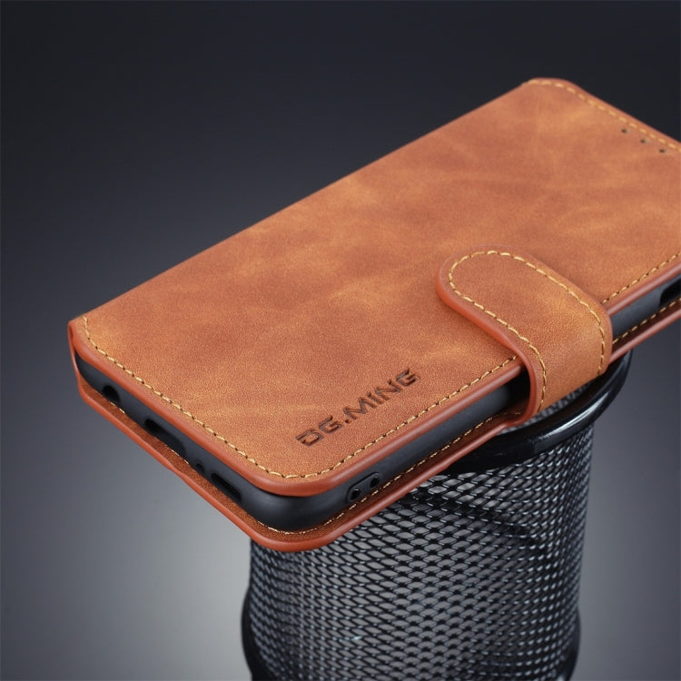 DG.MING Retro Oil Side Horizontal Flip Case for Galaxy S10 E, with Holder & Card Slots & Wallet, Galaxy S10 E