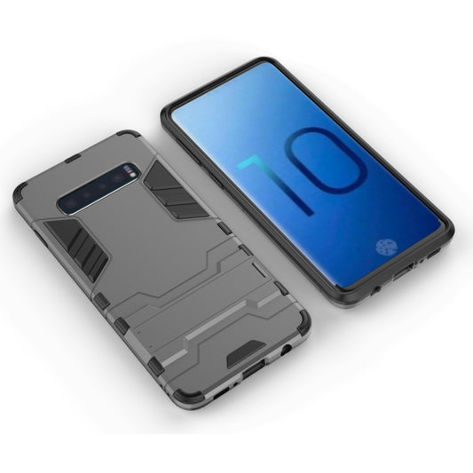 Shockproof PC + TPU Case for Galaxy S10, with Holder