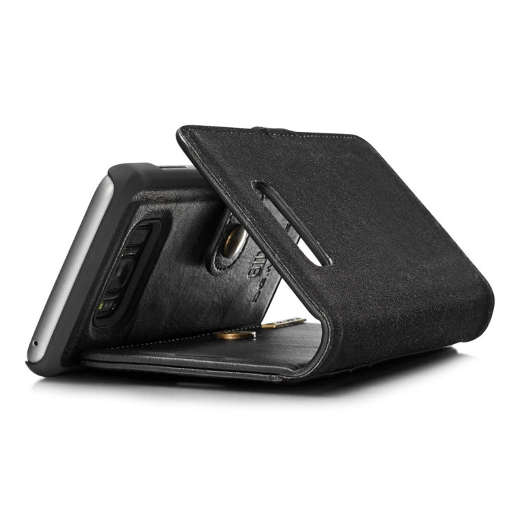 DG.MING for Galaxy S8+ / G955 Crazy Horse Texture Horizontal Flip Detachable Magnetic Protective Case with Holder & Card Slots & Wallet