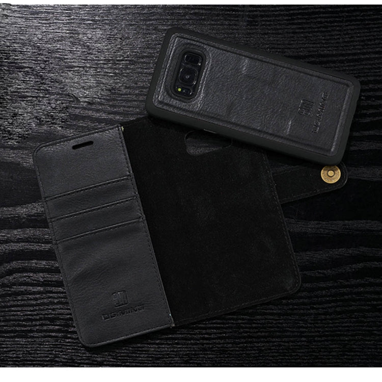DG.MING for Galaxy S8+ / G955 Crazy Horse Texture Horizontal Flip Detachable Magnetic Protective Case with Holder & Card Slots & Wallet