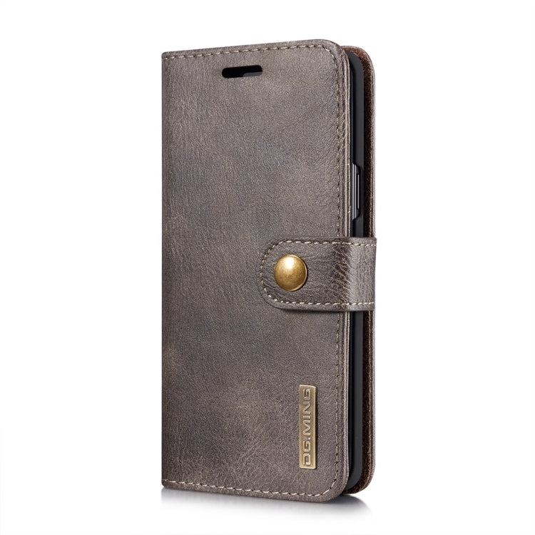 DG.MING for Galaxy S9 Crazy Horse Texture Horizontal Flip Detachable Magnetic Protective Case with Holder & Card Slots & Wallet, Galaxy S9