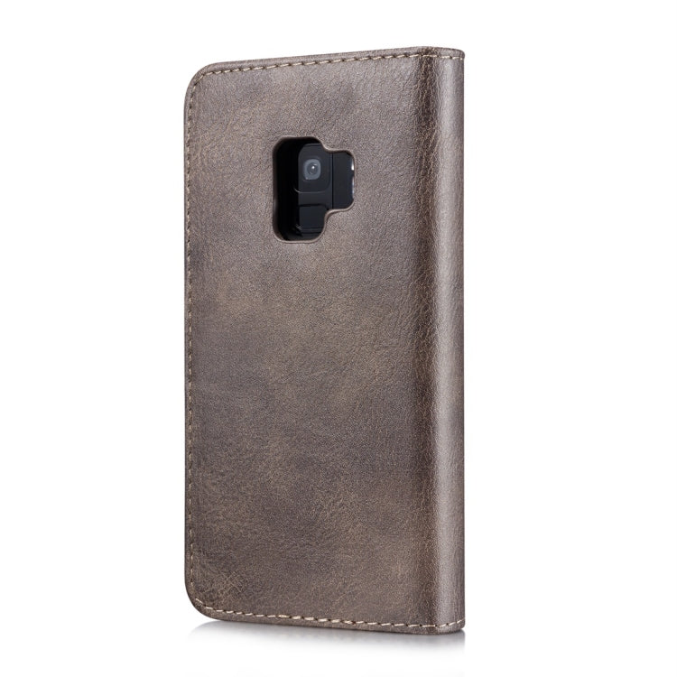 DG.MING for Galaxy S9 Crazy Horse Texture Horizontal Flip Detachable Magnetic Protective Case with Holder & Card Slots & Wallet, Galaxy S9