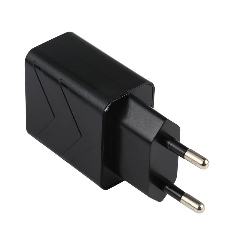 LZ-715 18W QC3.0 USB Single Port Fast Travel Charger, EU Plug, EU Plug