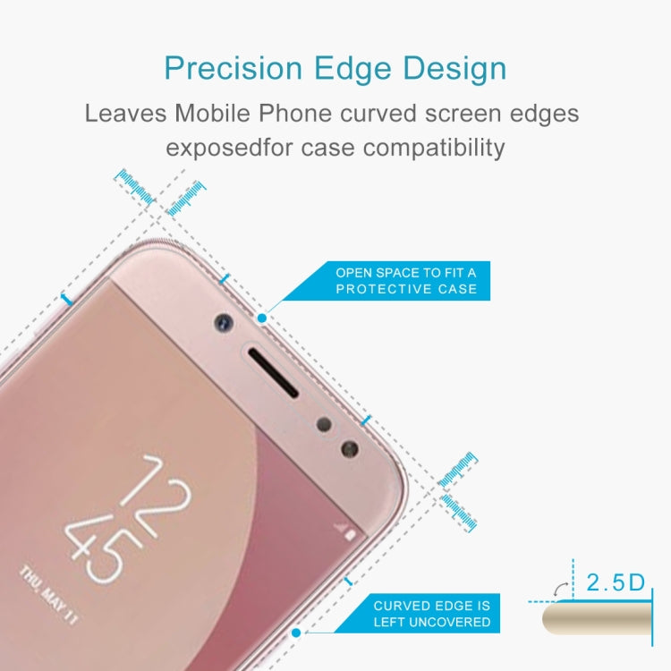 0.26mm 9H 2.5D Arc Edge Tempered Glass Film for Galaxy J7 Pro / J730, For Galaxy J7 Pro / J730