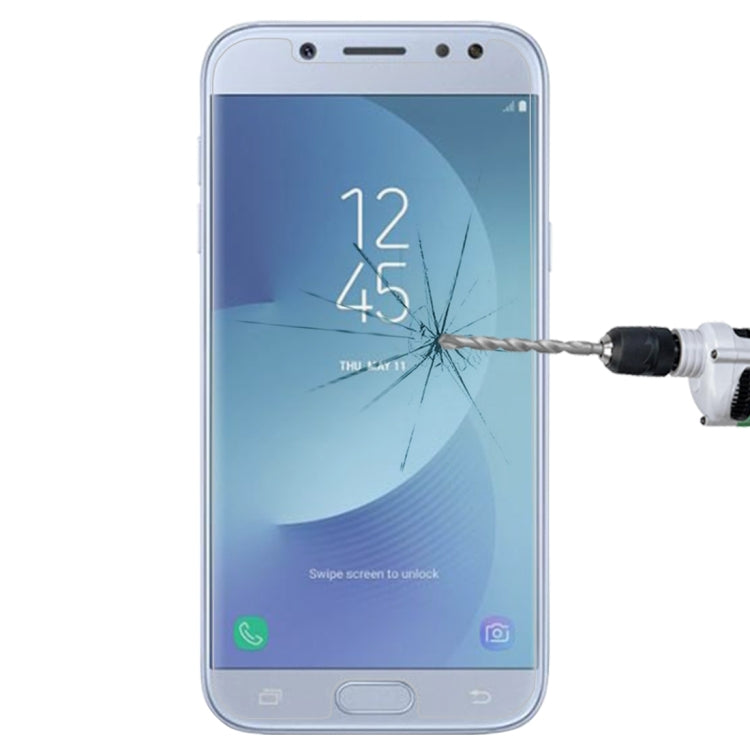 1 PCS For Galaxy J5 (2017) (EU Version) 0.26mm 9H Surface Hardness 2.5D Explosion-proof Non-full Screen Tempered Glass Screen Film, For Galaxy J5 (2017) (EU Version) (1 PC)