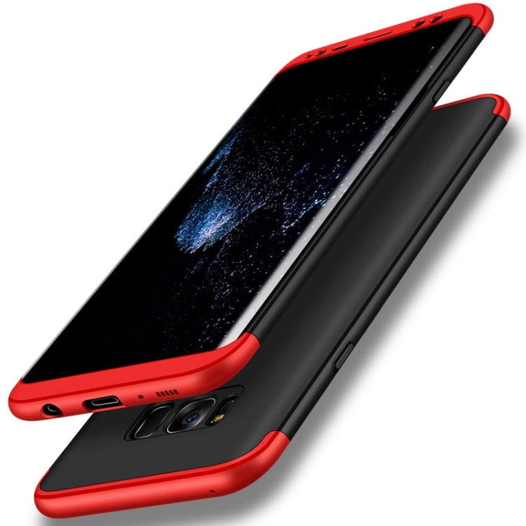 GKK for Galaxy S8 PC Three - paragraph Shield 360 Degrees Full Coverage Protective Case Back Cover, Galaxy S8