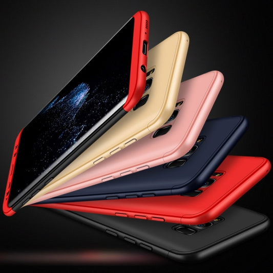 GKK for Galaxy S8 PC Three - paragraph Shield 360 Degrees Full Coverage Protective Case Back Cover