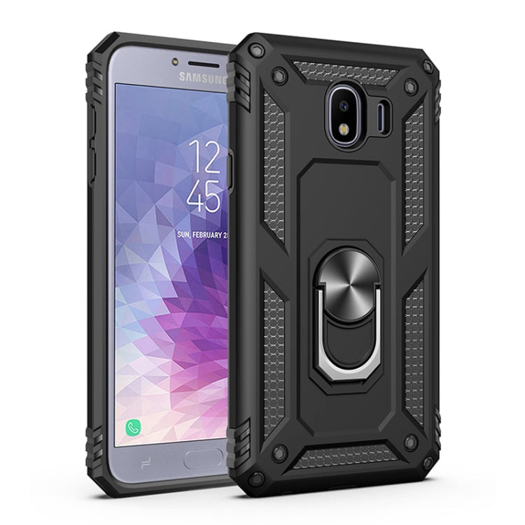 Sergeant Armor Shockproof TPU + PC Protective Case for Galaxy J4 2018, with 360 Degree Rotation Holder