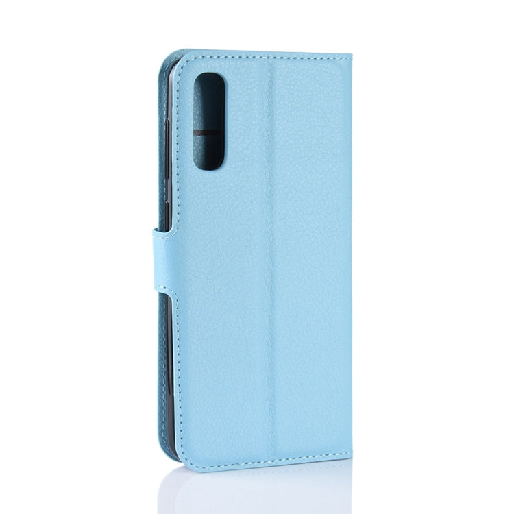 Litchi Texture Horizontal Flip Leather Case for Galaxy A70, with Wallet & Holder & Card Slots