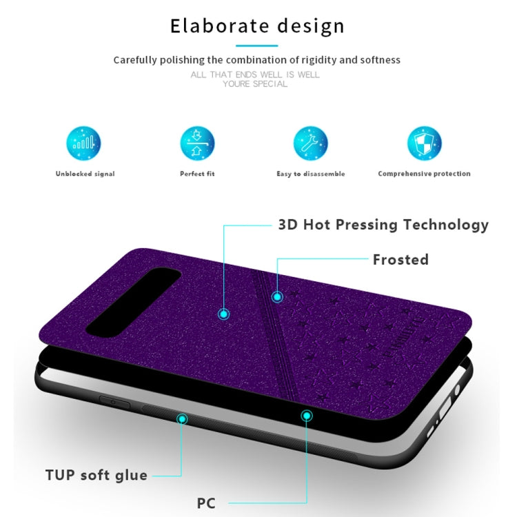 PINWUYO Full Coverage Waterproof Shockproof PC+TPU+PU Case for Galaxy S10, For Galaxy S10