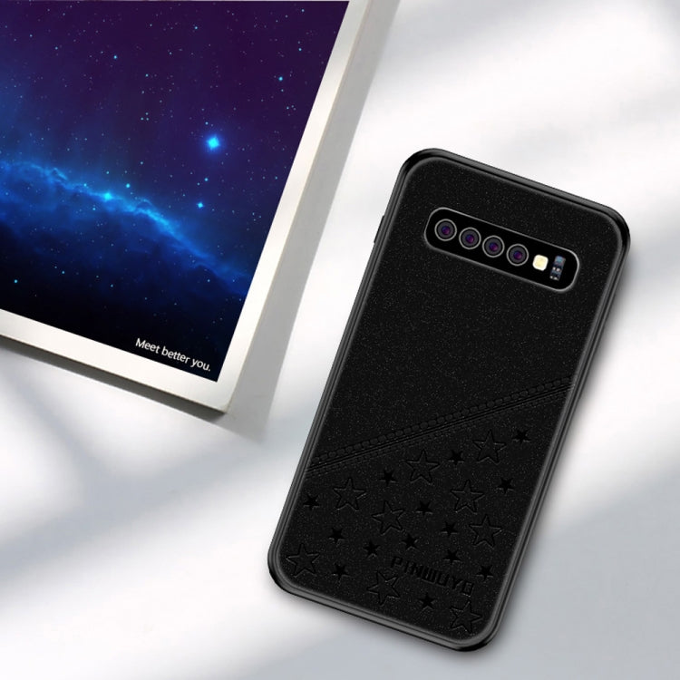 PINWUYO Full Coverage Waterproof Shockproof PC+TPU+PU Case for Galaxy S10+, For Galaxy S10+