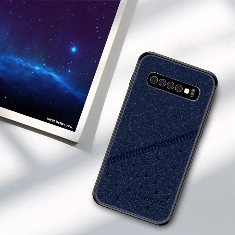 PINWUYO Full Coverage Waterproof Shockproof PC+TPU+PU Case for Galaxy S10+, For Galaxy S10+