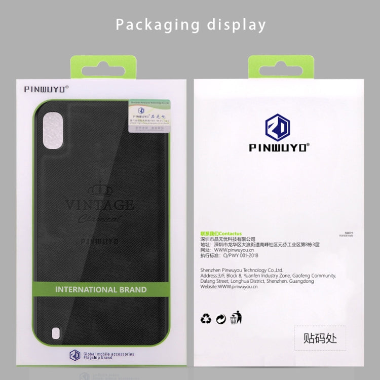 PINWUYO Shockproof Waterproof Full Coverage PC + TPU + Skin Protective Case for Galaxy A10, For Galaxy A10