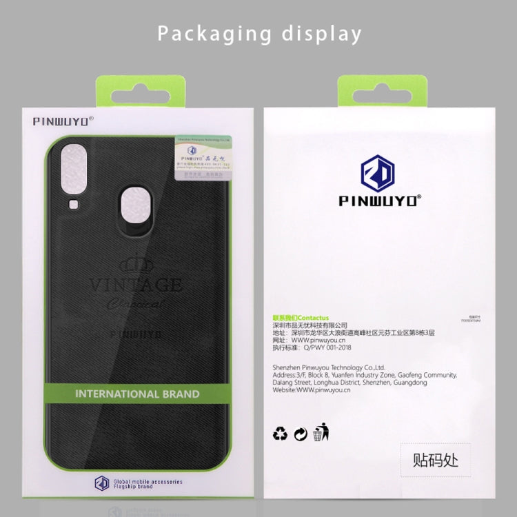 PINWUYO Shockproof Waterproof Full Coverage PC + TPU + Skin Protective Case for Galaxy A40, For Galaxy A40