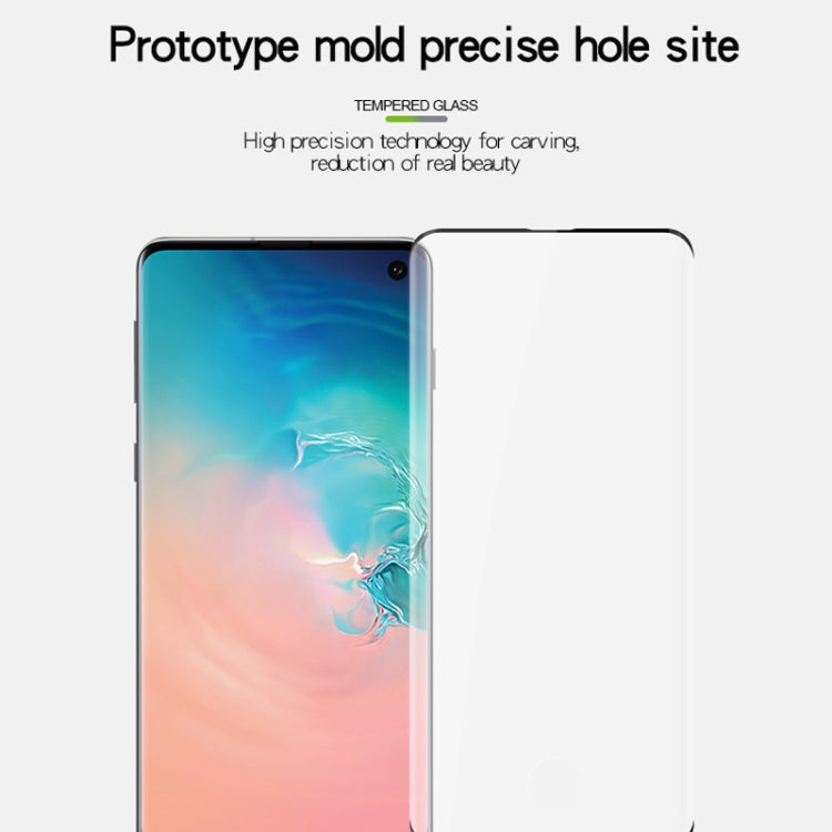MOFI 9H 3D Curved Heat Bending Full Screen Tempered Glass Film for Galaxy S10, Galaxy S10
