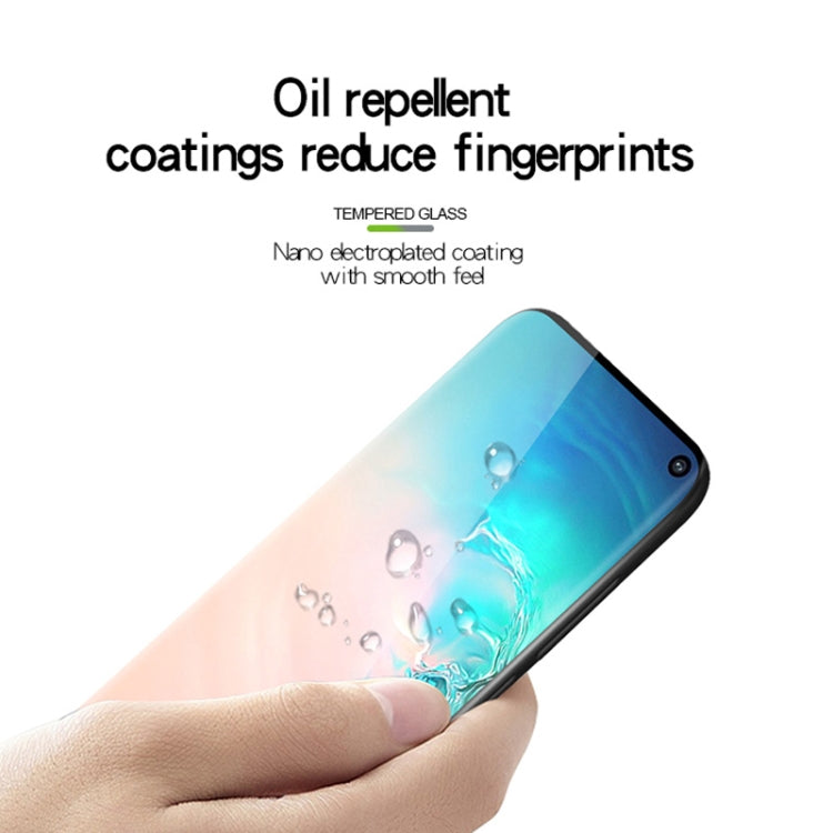 MOFI 9H 3D Curved Heat Bending Full Screen Tempered Glass Film for Galaxy S10, Galaxy S10