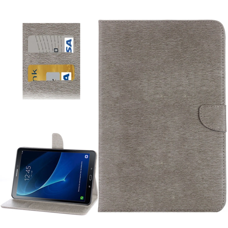 For Galaxy Tab A 10.1 (2016) / P580 Simple Style Horizontal Flip Leather Case with Holder & Card Slots & Wallet