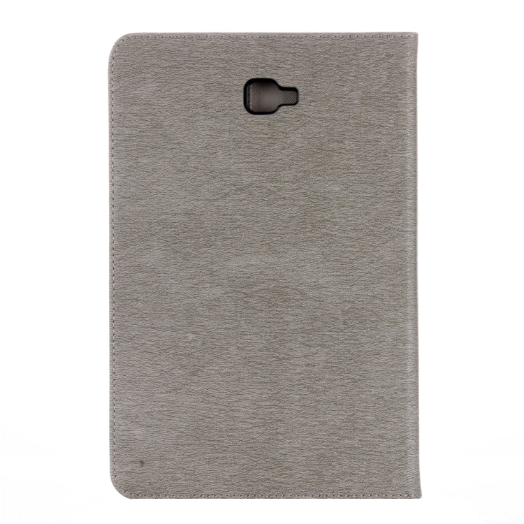 For Galaxy Tab A 10.1 (2016) / P580 Simple Style Horizontal Flip Leather Case with Holder & Card Slots & Wallet
