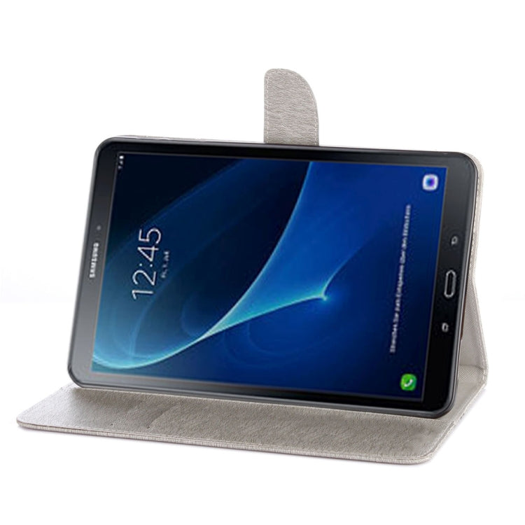 For Galaxy Tab A 10.1 (2016) / P580 Simple Style Horizontal Flip Leather Case with Holder & Card Slots & Wallet
