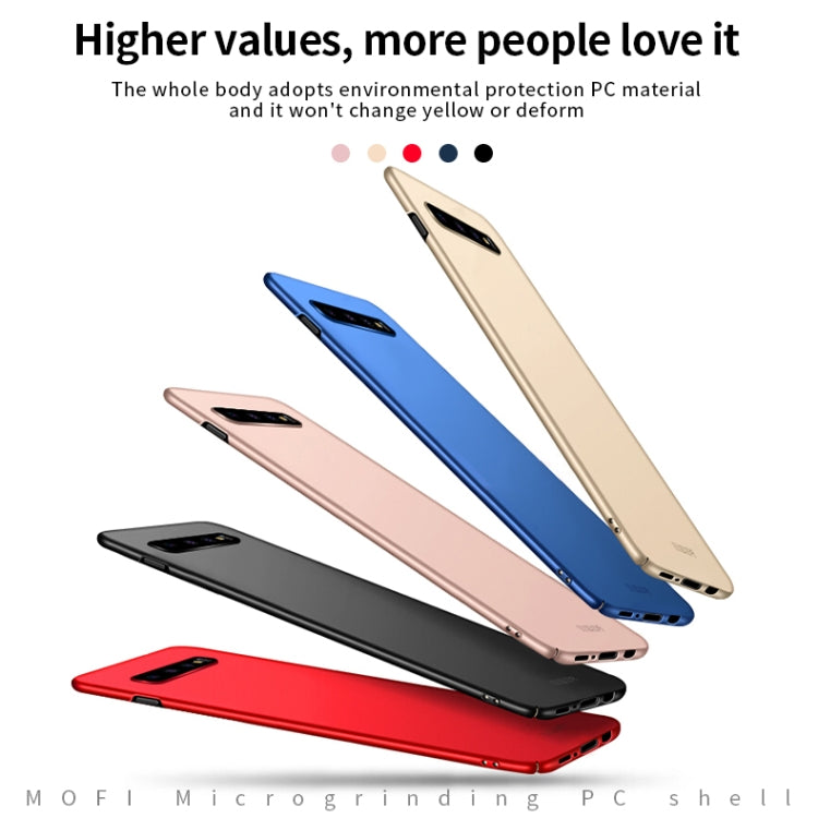 MOFI Frosted PC Ultra-thin Full Coverage Case for Galaxy S10, For Galaxy S10