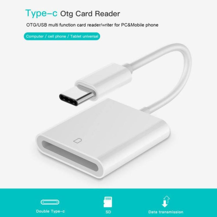 USB-C / Type-C to SD Card Camera Reader Adapter, SD to Type-C