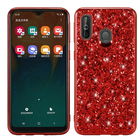 Glittery Powder Shockproof TPU Case for Galaxy A40