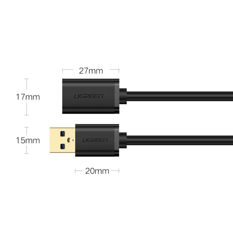 Ugreen 3m USB 3.0 Male to Female Data Sync Super Speed Transmission Extension Cord Cable