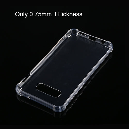 For Galaxy S10e Four-Corner Shockproof Ultra-Thin Transparent TPU Case