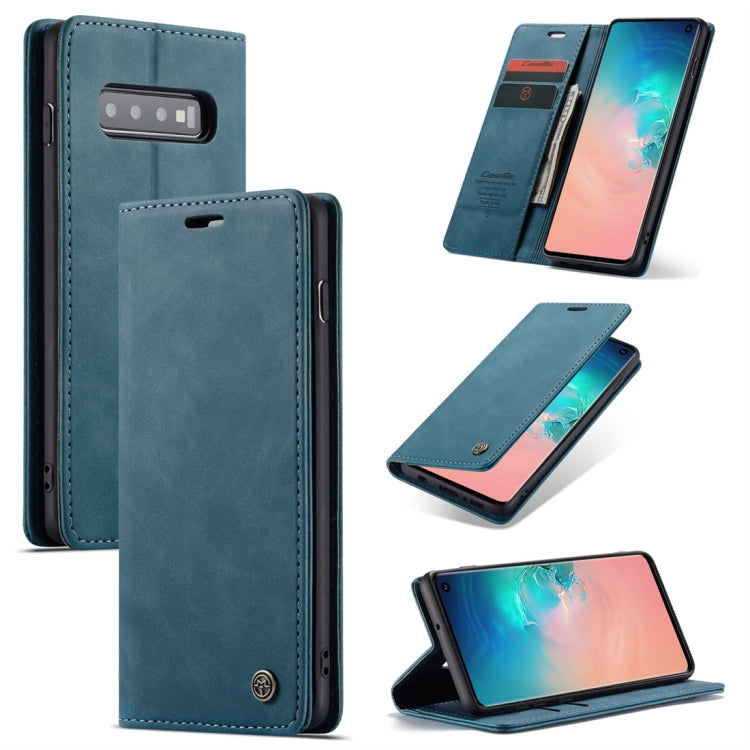 CaseMe-013 Multifunctional Retro Frosted Horizontal Flip Leather Case for Galaxy S10, with Card Slot & Holder & Wallet, For Galaxy S10