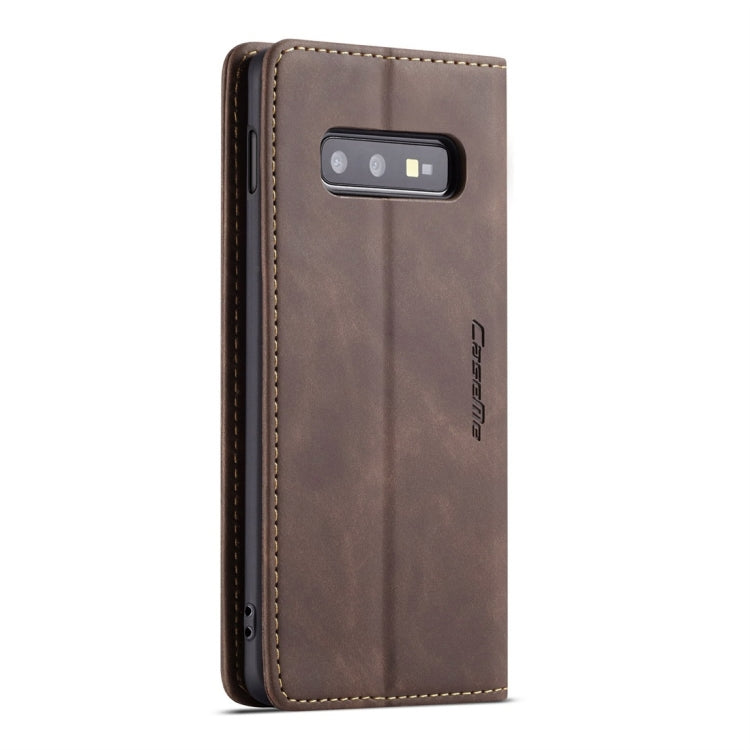 CaseMe-013 Multifunctional Retro Frosted Horizontal Flip Leather Case for Galaxy S10 E, with Card Slot & Holder & Wallet, For Galaxy S10 E