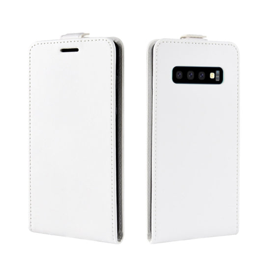 Business Style Vertical Flip TPU Leather Case for Galaxy S10, with Card Slot