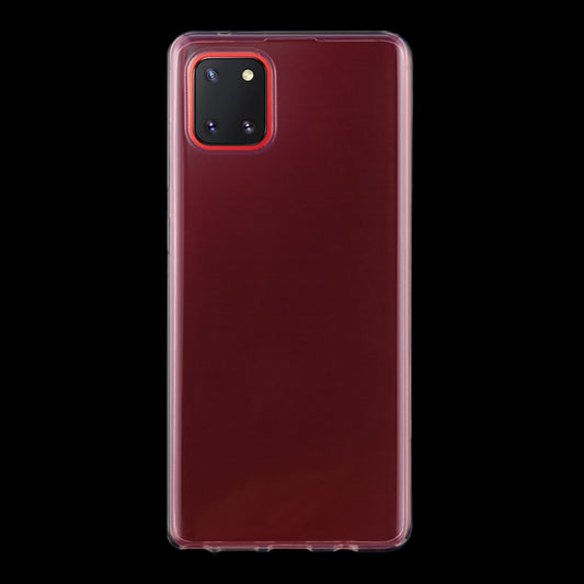 For Galaxy A81 0.75mm Ultrathin Transparent TPU Soft Protective Case