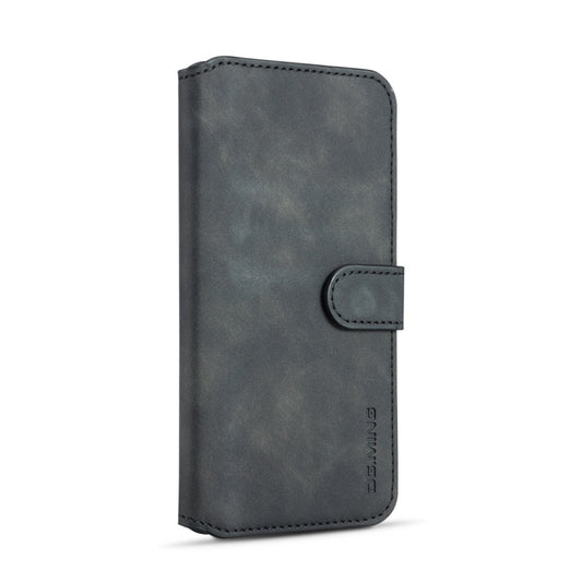 DG.MING Retro Oil Side Horizontal Flip Case for Galaxy A50, with Holder & Card Slots & Wallet