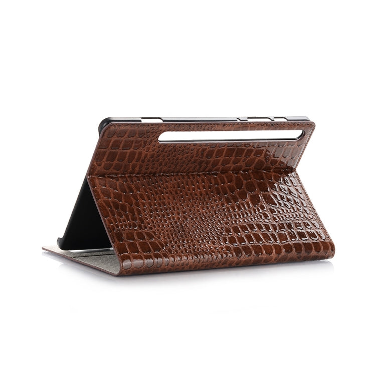 For Galaxy Tab S6 T860 / T865 Crocodile Texture Horizontal Flip Leather Case with Holder & Card Slots & Wallet, For Galaxy Tab S6 T860 / T865