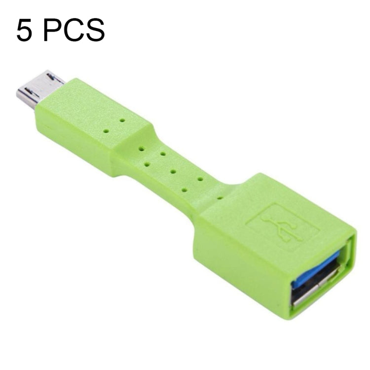 5 PCS Micro USB Male to USB 3.0 Female OTG Adapter, Micro USB to USB 3.0