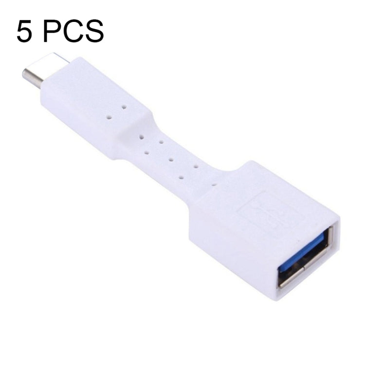 5 PCS USB-C / Type-C Male to USB 3.0 Female OTG Adapter, USB-C / Type-C to USB 3.0