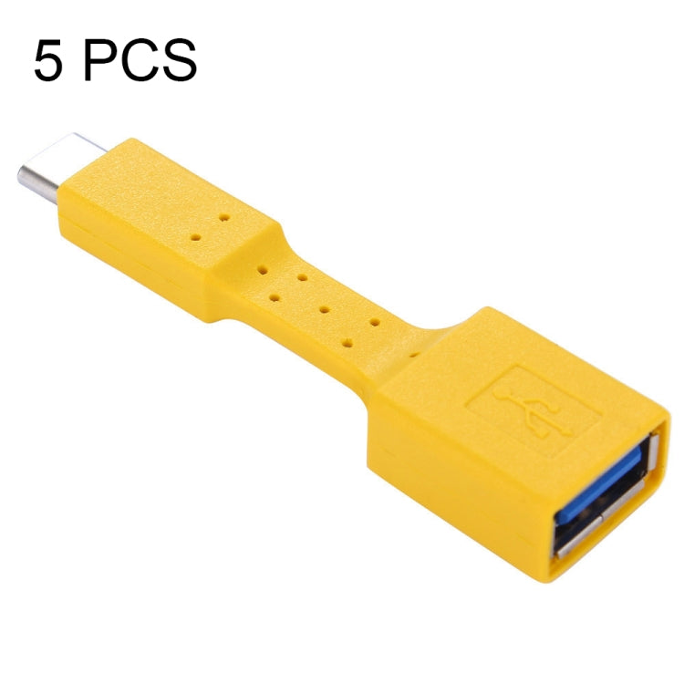 5 PCS USB-C / Type-C Male to USB 3.0 Female OTG Adapter, USB-C / Type-C to USB 3.0