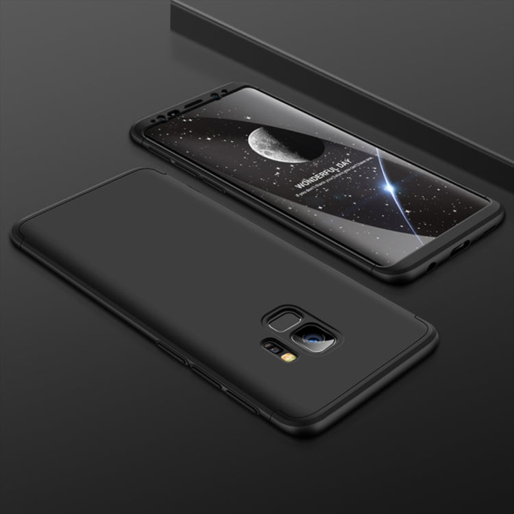 GKK for Galaxy S9 Three Stage Splicing 360 Degree Full Coverage PC Protective Case Back Cover