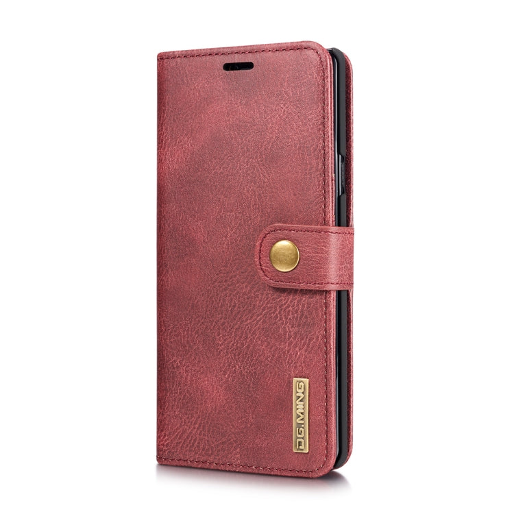 DG.MING Crazy Horse Texture Flip Detachable Magnetic Leather Case for Galaxy Note 9, with Holder & Card Slots & Wallet