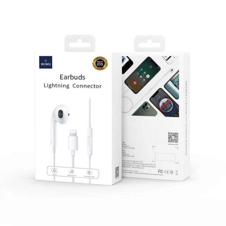WIWU Earbuds 303 USB-C / Type-C Interface Wired Wire-controlled Earphone, Earbuds 303
