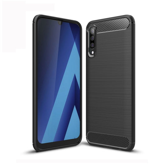 Brushed Texture Carbon Fiber TPU Case for Galaxy A70