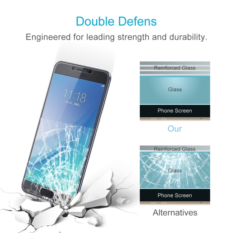 0.26mm 9H 2.5D Tempered Glass Film for Galaxy C7 Pro, For Galaxy C7 Pro(1 PC)
