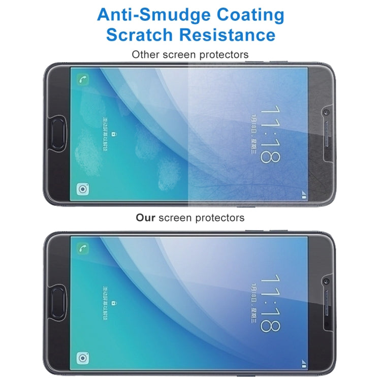 0.26mm 9H 2.5D Tempered Glass Film for Galaxy C7 Pro, For Galaxy C7 Pro(1 PC)