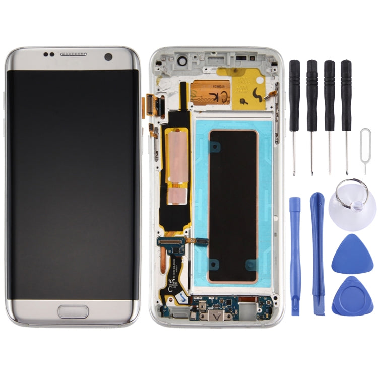 Original LCD Screen and Digitizer Full Assembly with Frame & Charging Port Board & Volume Button & Power Button For Galaxy S7 Edge / G935F, For Samsung Galaxy S7 Edge / G935F, For Galaxy S7 Edge / G935F (Frame), For Galaxy S7 Edge /G935F