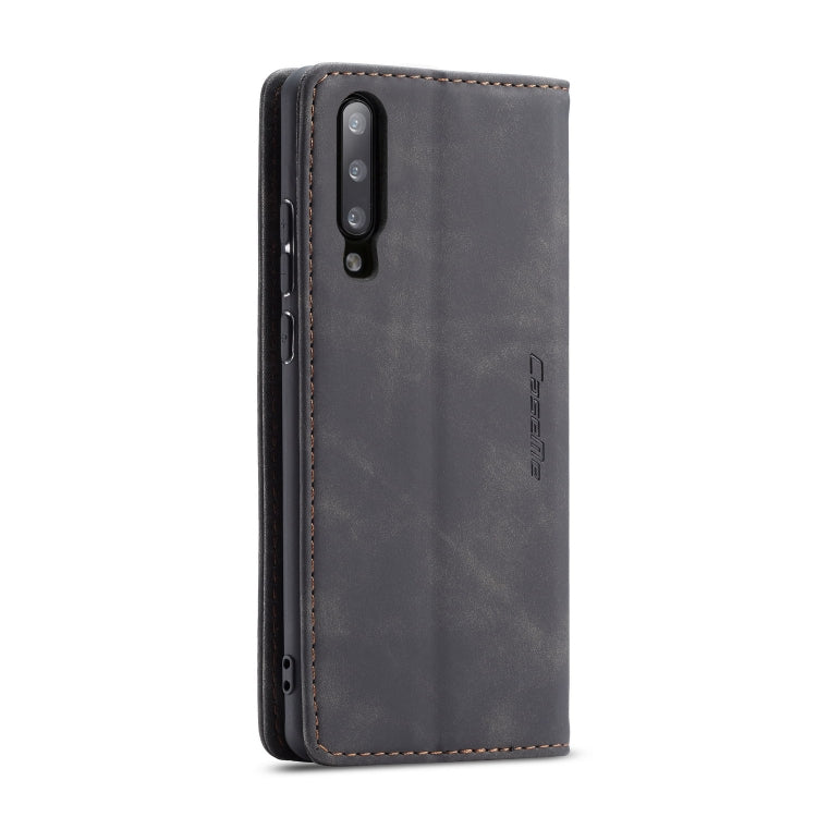 CaseMe-013 Multifunctional Retro Frosted Horizontal Flip Leather Case for Galaxy A30S / A50S / A50, with Card Slot & Holder & Zipper Wallet & Photo Frame
